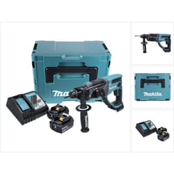 Makita - dhr 202 rfj 18V Tassellatore SDS-Plus a batteria in valigetta Makpac + 2x Batterie 3,0 Ah + Caricatore