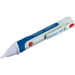 Peaktech - 1030 - Tester di Tensione ac senza Contatto con Lampada a led, Campo di Funzionamento Ac 50-1000V, Sistema di Misurazione, Penna