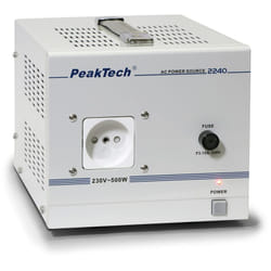Peaktech - 2240 - Trasformatore di Isolamento, Dispositivo di Misurazione, Nucleo Toroidale, Isolamento Galvanico, Classe di Protezione 1-160 x 125 x
