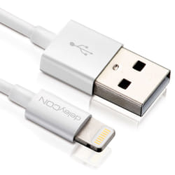 deleyCON USB - Lightning 0,5 m Bianco