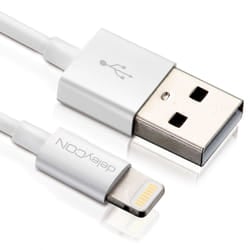 deleyCON USB - Lightning 2 m Bianco