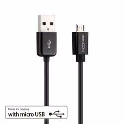 deleyCON USB - micro USB cavo USB USB 2.0 1,5 m USB A Micro-USB B Nero