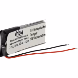 vhbw - the clever way - Batteria ricaricabile di ricambio, compatibile e di alta qualità, ad alta capacità, per cuffie e auri ...