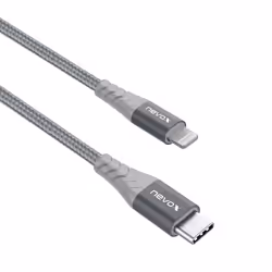 nevox 1884 cavo Lightning 0,5 m Grigio, Argento
