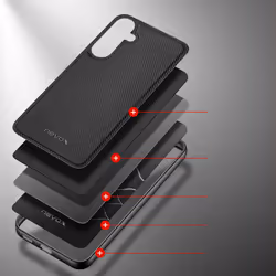 nevox StyleShell NYLO custodia per cellulare 6.6" Cover Nero - Vista aggiuntiva 4
