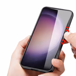 nevox StyleShell NYLO custodia per cellulare Cover Galaxy S25 Plus Nero - Vista aggiuntiva 2