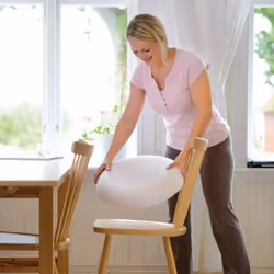 SISSEL Sit Ring, oval, inkl. Bezug Blanc Coussin de chaise - Vista aggiuntiva 2