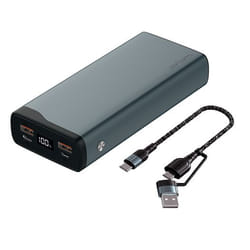 4smarts VoltHub Pro Polimeri di litio (LiPo) 20000 mAh Nero, Metallico