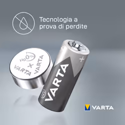 Varta ALKALINE V12GA, LR43 (Batteria Speciale , 1.5V) Blister da 1 - Vista aggiuntiva 4