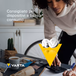 Varta ALKALINE V12GA, LR43 (Batteria Speciale , 1.5V) Blister da 1 - Vista aggiuntiva 7