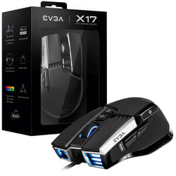 EVGA X17 mouse Gaming Ambidestro USB tipo A Ottico 16000 DPI