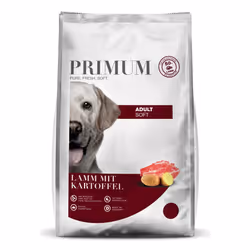 PRIMUM 4250839503166, Adulto, Gigante (>45 kg), Maxi (26 - 44 kg), Medio (11 - 25 kg), Mini (5 - 10 kg), Agnello, Patata, 1,5 ...