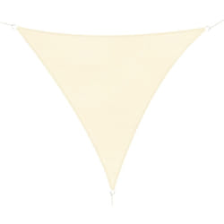 Tenda a Vela Ombreggiante Triangolare Tessuto Anti-UV 4x4x4m - Outsunny