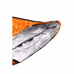ORTOVOX Bivy Ultralight Adulto Sacco a pelo rettangolare Poliuretano, Argento Blu, Arancione