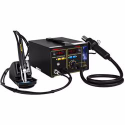 ⭐⭐⭐⭐⭐ Stazione saldante con aspiratore di fumi - 2 display - 720 Watt - Basic di marca Stamos Soldering ✅ Modello: S-LS-16 BA ...
