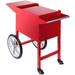 Carretto Per Macchina Per Pop Corn Professionale Con Ripiano Sportello E Freni