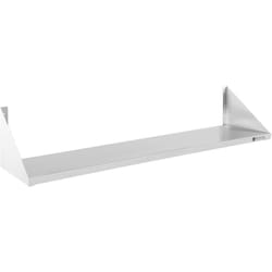 Mensola In Acciaio Inox Per Cucina Da 120 X 30 Cm Incluso Materiale Di Fissaggio