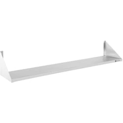Ripiano In Acciaio Inossidabile Per Stoviglie 150 X 30 Cm Con Mensole Laterali