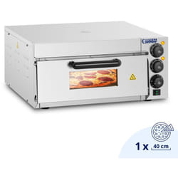 Royal Catering - Forno Per Pizza Elettrico Fino a 350°C Con Piastra In Pietra e Timer - Da 2000W