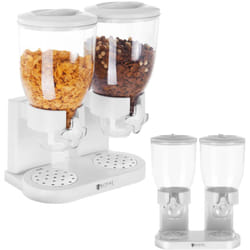Royal Catering - Dispenser per prodotti sfusi, scaglie di muesli, frutta secca e noci, caffè 2 x 3,5 l