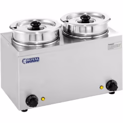 ⭐⭐⭐⭐⭐ Stazione elettrica per zuppe - 2 x 2,75 Litri - 300 W di marca Royal Catering ✅ Modello: RCBM-2/4R ✅ Articolo: 10010576 ...