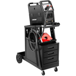 Stamos - Carrello Per Trasporto Saldatrice 75 Kg 3 Cassetti Acciaio Nero 45 x 30 Cm