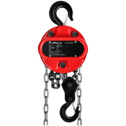 Steinberg Systems - Paranco Manuale a Catena Acciaio 3 Tonnellate Catena G80 Da 3 m Con Maglia 8 Mm