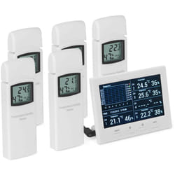Steinberg Systems - Termoigrometro Digitale Professionale Termometro Igrometro Data Logger 8 Canali