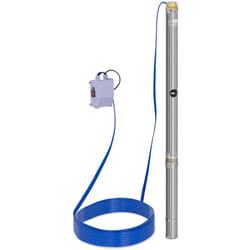 Pompa Sommersa Per Pozzo 3800 L/H 750 W In Acciaio Inossidabile 230 V 2850 Rpm