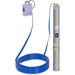 MSW - Pompa Sommersa Per Pozzo 4800 l/h 750 w In Acciaio Inossidabile 230 v 2850 Rpm