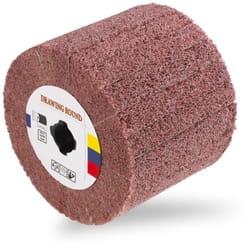 MSW - Rullo abrasivo in nylon Grana 80 100X120 mm Rullo in fibra di nylon abrasiva