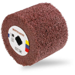 MSW - Rullo abrasivo in nylon Grana 120 100X120 mm Rullo in fibra di nylon abrasiva