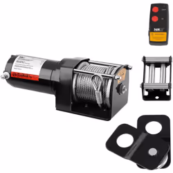 ⭐⭐⭐⭐⭐ Verricello elettrico fuoristrada - 1.590 kg - 3.500 lb - Puleggia inclusa di marca MSW Motor Technics ✅ Modello: PROPUL ...