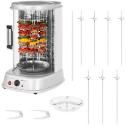Royal Catering - Grill Verticale Elettrico 3 In 1 1800 w 31 l 230 v 160°C Timer 60 Minuti Acciaio