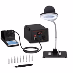 ⭐⭐⭐⭐⭐ Digitale Stazione saldante - 65 Watt - LED di marca Stamos Soldering ✅ Modello: S-LS-12 ✅ Articolo: 10021005 ⬇️ Caratte ...