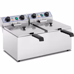 ⭐⭐⭐⭐⭐ Friggitrice 2 vasche da 13 litri - Timer di marca Royal Catering ✅ Modello: RCTF 13DH | 2X13 TIMERFRITEUSE / FR ✅ Artic ...