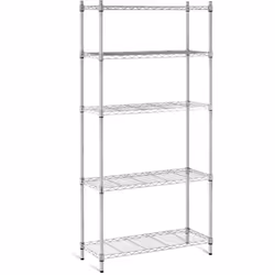⭐⭐⭐⭐⭐ Scaffale metallico componibile - 35 x 90 x 180 cm - 250 kg - grigio di marca Royal Catering ✅ Modello: RCMR-1800P25 ✅ A ...
