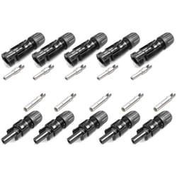 Stäubli - 5 paia di connettori MC4 – Presa + spina 4 – 6 mm² tipo 4 PV-KBT4/6I 5 paia 4 mm² – 6 mm²
