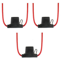 Offgridtec - 005016 Supporto per fusibile piatto, Rosso, 3 Stk