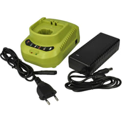 Vhbw - caricabatterie compatibile con Ryobi BPP-1815, BPP-1817, BPP-1817/2, BPP-1817M, BPP-1820, BPT1025 batterie Ni-Cd, NiMH, Li-Ion di attrezzi