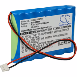 vhbw - the clever way - Batteria ricaricabile di ricambio, compatibile e di alta qualità, ad alta capacità, per sistema di al ...