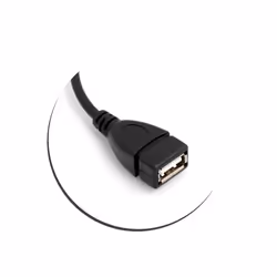 SYSTEM-S 49995052 cavo USB USB 2.0 0,2 m USB A Nero