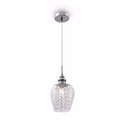Maytoni MOD044-PL-01-N, 1 lampadina(e), E14, IP20, Trasparente