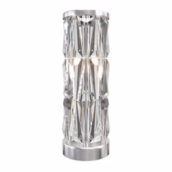 Maytoni MOD043TL-02CH, Cromo, Trasparente, IP20, E14, 60 W, 60 W, 20 cm
