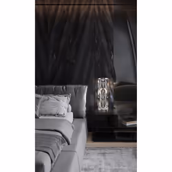 Maytoni MOD043TL-02CH lampada da tavolo E14 60 W Cromo, Trasparente