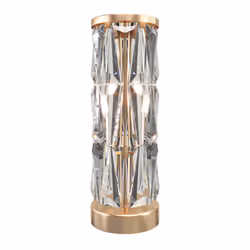 Maytoni MOD043TL-02G, Oro, Trasparente, IP20, E14, 60 W, 60 W, 20 cm