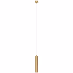 Collezione Focus LA LUCE CHE CATTURA LA BELLEZZA Lampadario a Sospensione Moderno Focus corpo in Alluminio Oro 1 luce GU10 10 ...