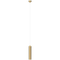 Maytoni - Lampadario a Sospensione Moderno Focus Alluminio Oro 1 Luce Gu10 10W