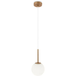 Maytoni - Lampadario Minimal Basic Form Piccolo In Metallo Oro 1 Luce e Diffusore Bianco