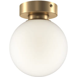 Applique Contemporanea Basic Form Piccola In Metallo Colore Oro 1 Luce